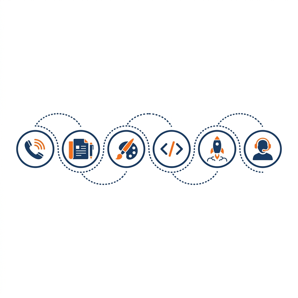 Website Development Process Steps by DipeshITsolution