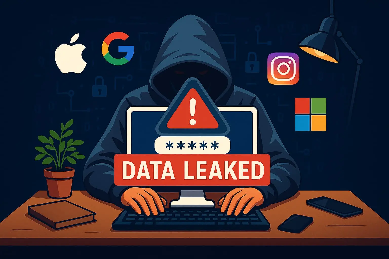 Data Breach Illustration